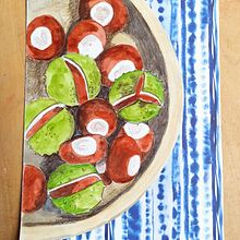 Mein Abschlussprojekt für den Kurs: Natur-Illustration: Eine kreative Erkundungsreise Ein Projekt aus dem Bereich Traditionelle Illustration, Malerei, Zeichnung, Aquarellmalerei, Illustration mit Tinte und Naturalistische Illustration von tintulantus - 12.03.2023