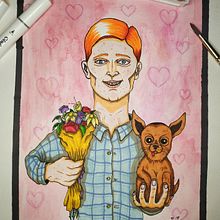 TEEN IN LOVE. Un proyecto de Ilustración tradicional de Basilio - 12.03.2023