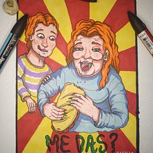 ME DAS?. Un proyecto de Ilustración tradicional de Basilio - 12.03.2023