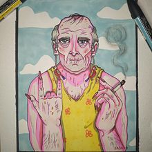 FUMANDO ESPERO. Un proyecto de Ilustración tradicional de Basilio - 12.03.2023