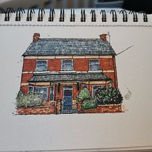 My project for course: Expressive Architectural Sketching with Colored Markers. Un progetto di Bozzetti, Disegno, Illustrazione architettonica, Sketchbook e Illustrazione con inchiostro di c_bf - 28.02.2023