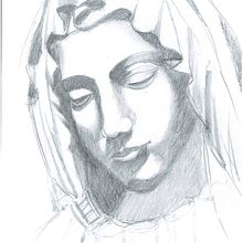 My project for course: Fundamentals of Portrait Drawing with Pencil. Un progetto di Belle arti, Disegno a matita, Disegno, Disegno realistico e Disegno artistico di iamrobertch - 12.03.2023