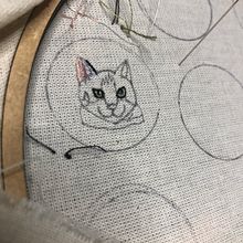 Meu projeto do curso: Minibordado realista de pet. Jewelr, Design, Embroider, and Textile Design project by csouzagab - 03.12.2023