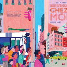 Bienvenue Chez moi published by Lagrume . Traditional illustration, Children's Illustration, Children's Literature, Architectural Illustration, Editorial Illustration, Watercolor Painting, Gouache Painting, Character Design, Color Theor, and Color Correction project by MIGUEL PANG LY - 03.12.2023