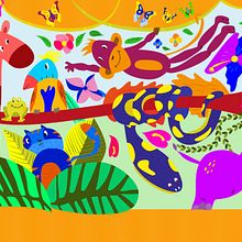 My project for course: Digital Illustration: When Color Meets Imagination. Un progetto di Illustrazione tradizionale, Disegno e Illustrazione digitale di Kasdali Amel - 13.03.2023