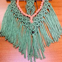 Mi proyecto del curso: Macramé en 3D: crea tapices botánicos. Een project van Craft,  Interieur, Textiel, Macramé y Textielontwerp van Keren Mendivil - 02.03.2023