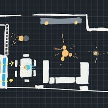 Mi proyecto del curso: Diseño de iluminación para espacios interiores - Iluminación automatizada de sala-comedor. Lighting Design, Architecture, Interior Architecture, and Digital Architecture project by Thonny Ericson Mota Peña - 03.14.2023