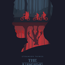 Stranger Things: Personal project  Ein Projekt aus dem Bereich Traditionelle Illustration, Plakatdesign und Artistische Zeichnung von Arianna Riccio - 14.03.2023