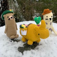 Los tres amigos . Amigurumi projeto de Martha Campuzano-Otero - 14.03.2023