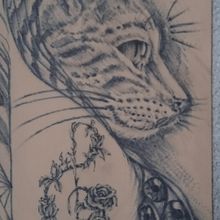 Mi proyecto del curso: Tatuaje para principiantes. Tattoo Design project by lailadsb - 03.14.2023