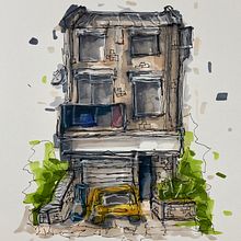 My project for course: Expressive Architectural Sketching with Colored Markers. Sketching, Drawing, Architectural Illustration, Sketchbook & Ink Illustration project by t_manley90 - 03.14.2023