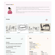 My project for course: Introduction to Notion for Creative Projects. Un progetto di Web development di Gabrielle van Welie - 14.03.2023