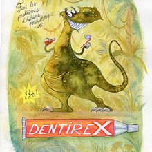 Les Dinos Décongelés 2. Traditional illustration, Picturebook, Watercolor Painting, Children's Illustration, and Children's Literature project by Agnès Ernoult - 03.14.2023