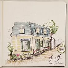 My project for course: Expressive Architectural Sketching with Colored Markers. Sketching, Drawing, Architectural Illustration, Sketchbook & Ink Illustration project by Renee Harness - 03.15.2023