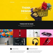 Creative agency landing page. Un progetto di Design, UX / UI, Web design, Graphic design, Br, ing, Br, identit, Multimedia e Creatività di karthi keyan - 12.03.2023