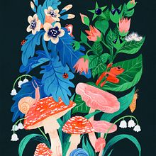 Poison Garden: for Floral Illustration with Gouache Paint. Botanical Illustration, Gouache Painting, and Painting project by Julian Plum - 03.15.2023