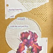 Mi proyecto del curso: Técnicas de bordado experimental sobre papel. Un progetto di Belle arti, Collage, Ricamo e Textile Design di Yomilett Rosales G. - 15.03.2023