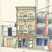 Mi proyecto del curso: Dibujo arquitectónico expresivo con marcadores de colores. Un proyecto de Bocetado, Dibujo, Ilustración arquitectónica, Sketchbook e Ilustración con tinta de inframatico - 15.03.2023