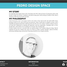 Diseño web responsive con Adobe Dreamweaver - Sitio personal, portafolio artístico. Un projet de UX / UI, Webdesign, Conception mobile, CSS, HTML , et Conception de produits numériques de Pierre Guynot de Boismenu - 26.03.2023