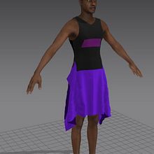 My first try in Marvelous Design. Fashion Design, 3D Modeling, and Fashion Illustration	 project by Douglas Amorim - 03.03.2023