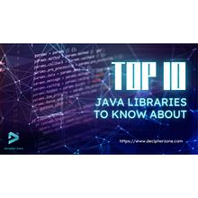 Top 10 Java Libraries You Should Know About in 2023 Ein Projekt aus dem Bereich Programmierung, Webentwicklung, Webdesign, JavaScript und App-Entwicklung von mahipal_nehra - 16.03.2023