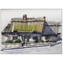 My project for course: Expressive Architectural Sketching with Colored Markers. Sketching, Architecture & Ink Illustration project by adrian.wyman - 03.16.2023