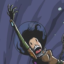 Blackhole. Projekt z dziedziny Trad, c i jna ilustracja użytkownika Ángel Mateos Chatin - 13.03.2023