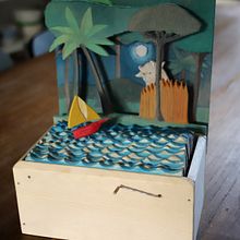 Mon projet du cours : Automates en bois : créez des sculptures en mouvement . Projekt z dziedziny Projektowanie postaci, Rzeźba, Projektowanie zabawek, To, art i Obróbka drewna użytkownika ilfaitbo2000 - 16.03.2023