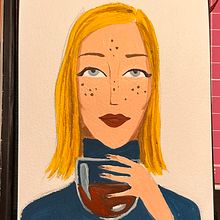 Meu projeto do curso: Ilustração lifestyle: dê voz, cor e expressão aos seus personagens. Projekt z dziedziny Trad, c, jna ilustracja, Projektowanie postaci,  R, sunek i Malowanie gwaszami użytkownika Ana França - 10.03.2023