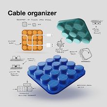 co. Cable Organizer. Industrial Design, Design, and Product Design project by Adam Miklosi - 01.19.2023
