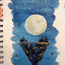 Adrift. Un proyecto de Ilustración tradicional y Pintura a la acuarela de Erin GIlaxon - 17.03.2023