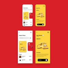 Classic Product Mobile App. Un progetto di Design, Progettazione di applicazioni, UX / UI, Graphic design e Creatività di karthi keyan - 16.03.2023