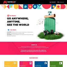 Travel agency website. Un progetto di Design, Web design, Graphic design, UX / UI e Creatività di karthi keyan - 16.03.2023