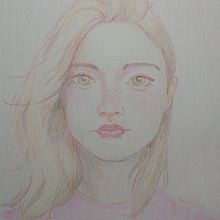 My project for course: Vibrant Portrait Drawing with Colored Pencils. Drawing, Portrait Drawing, Sketchbook, and Colored Pencil Drawing project by Sophia S - 03.17.2023