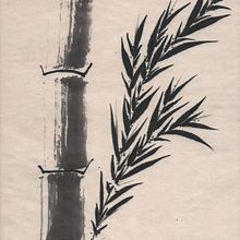 Meu projeto do curso: Introdução à pintura sumi-ê. Ilustração tradicional, Artes plásticas, Pintura, Desenho e Ilustração com tinta projeto de Valéria Andrade - 17.03.2023