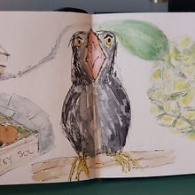 My project for course: Artistic Watercolor Sketching: Dare to Express Your Ideas. Un proyecto de Ilustración tradicional, Bocetado, Creatividad, Dibujo, Pintura a la acuarela y Sketchbook de Nicole - 09.03.2023