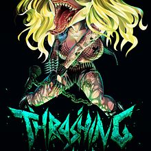 Thrashing Mad. Ilustração tradicional, Música, Design de personagens, Tipografia, Caligrafia, Desenho, Ilustração digital, Desenho digital, e Pintura digital projeto de Andrés Felipe García Muñoz - 17.03.2023