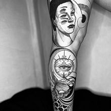 Mi proyecto del curso: Técnicas de tatuaje blackwork con línea fina. Un proyecto de Diseño de tatuajes de Dave Uno - 16.03.2023