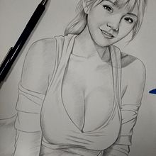 Mi proyecto del curso: Cuaderno de retratos a línea con grafito. Un progetto di Belle arti, Bozzetti, Disegno, Disegno di ritratti e Sketchbook di Carlos Adrián De La Paz Almaraz - 17.03.2023