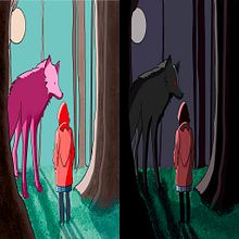 Meu projeto do curso: Introdução à psicologia da cor: a narrativa cromática. Traditional illustration, Fine Arts, Painting, Watercolor Painting, Children's Illustration, Narrative, and Color Theor project by Tomas - 03.18.2023