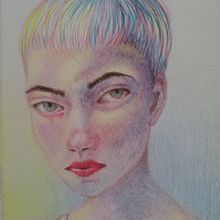 Il mio progetto del corso: Ritratti vivaci con matite colorate Ein Projekt aus dem Bereich Zeichnung, Porträtzeichnung, Sketchbook und Zeichnen mit Buntstiften von Margherita Lasaponara - 18.03.2023