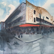 Mi proyecto del curso: Dibujo arquitectónico con acuarela y tinta. Un proyecto de Bocetado, Dibujo, Pintura a la acuarela, Ilustración arquitectónica, Sketchbook e Ilustración con tinta de José Fernando - 25.03.2023
