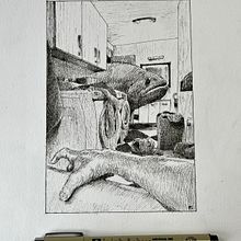 Lasted Practice Piece . Un proyecto de Ilustración tradicional, Ilustración con tinta y Dibujo artístico de Matthew Taylor - 18.03.2023