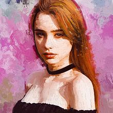 She is Dasha Taran - Digital Portrait Painting Workshop: Essential Techniques for Beginners on Domestika - Project by Rod Lovell. Design, Traditional illustration, Advertising, Pencil Drawing, Drawing, Portrait Drawing, Realistic Drawing, Artistic Drawing, Digital Drawing, Figure Drawing, Colored Pencil Drawing, Arts, Crafts, Fine Arts, Portrait Photograph, Portfolio Development, Self-Portrait Photograph, Painting, Watercolor Painting, Acr, lic Painting, Oil Painting, Digital Painting, Gouache Painting, Matte Painting, Decorative Painting, Digital Illustration, Br, ing, Identit, Br, Strateg, Fashion Design, Fashion Illustration	, Instagram, Instagram Marketing, Marketing, Digital Marketing, and Botanical Illustration project by Rod Lovell - 03.13.2023