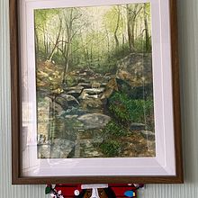My project for course: Painting Realistic Watercolor Landscapes. Un proyecto de Bellas Artes, Bocetado, Pintura a la acuarela, Ilustración naturalista				 y Pintura de Jeanette Wilson - 08.03.2023