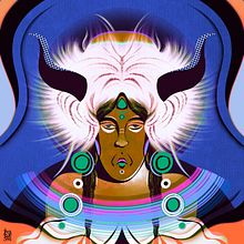 Shaman. Un proyecto de Diseño, Ilustración tradicional e Ilustración infantil de Yelyzaveta Anysymova - 20.03.2023