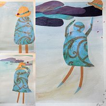 My project for course: Gouache and Collage Techniques for Narrative Illustration. Un proyecto de Ilustración tradicional, Pintura, Collage, Ilustración infantil y Pintura gouache de mcd1248 - 20.03.2023