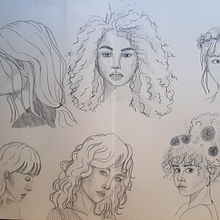 Mi proyecto del curso: Sketchbook de retrato: explora el rostro humano. Un projet de Esquisse , Dessin, Dessin de portrait, Dessin artistique , et Carnet de croquis de Carmen Laucho - 20.03.2023