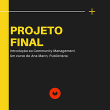 Meu projeto do curso: Introdução ao Community Management. Social Media, Digital Marketing, Content Marketing, Facebook Marketing & Instagram Marketing project by guilherme_s_mendes98 - 03.20.2023