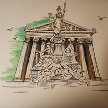 Mi proyecto del curso: Dibujo arquitectónico expresivo con marcadores de colores. Sketching, Drawing, Architectural Illustration, Sketchbook & Ink Illustration project by Noelia Pérez - 03.20.2023